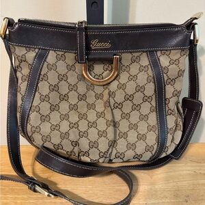 Gucci Abby D-Ring Canvas Crossbody